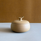 Ceramic Storage Jar - Handmade Jar With Lid - Stoneware Storage Jar