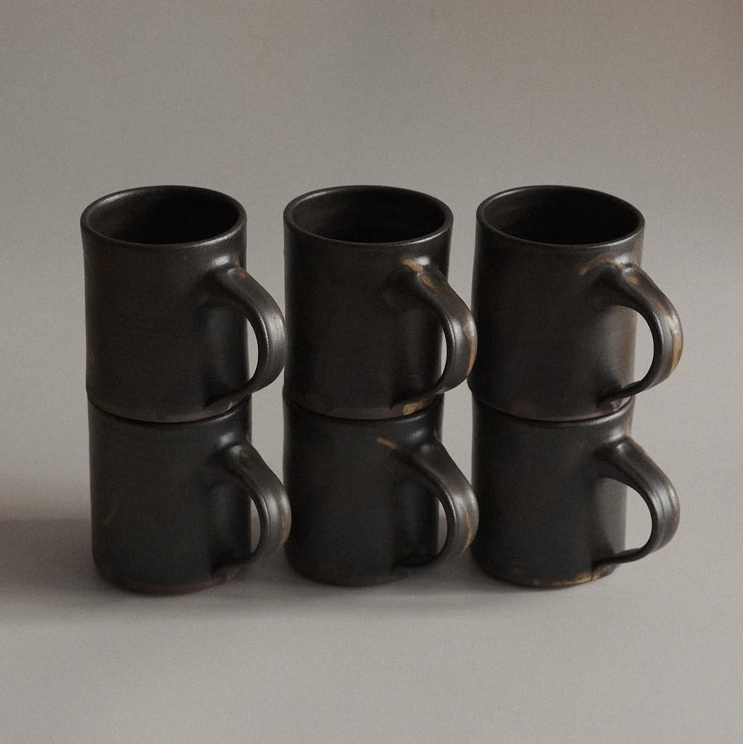 Onyx Handmade Breakfast Mugs