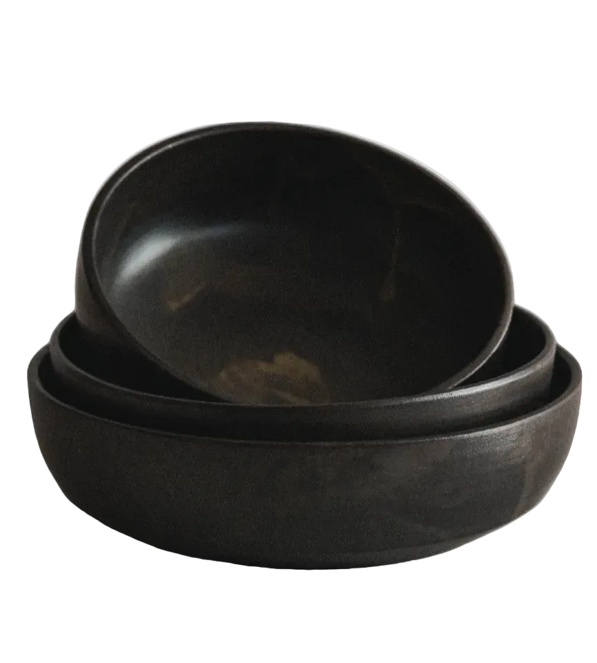 Onyx Bowls: Set of Three